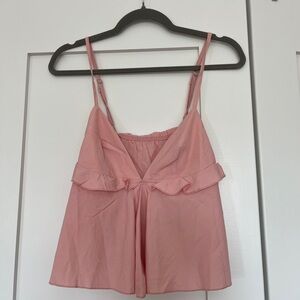 light pink babydoll top